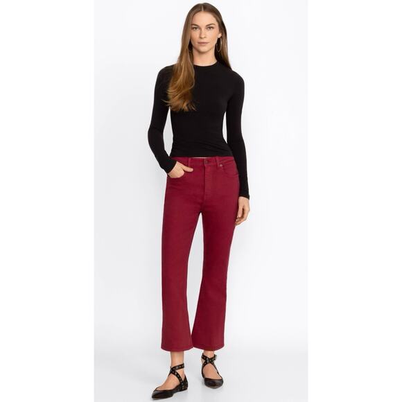 New Johnny Was Marseille Baby Boot Jeans JW1011CN8 Size 29 Cranberry - Picture 1 of 12